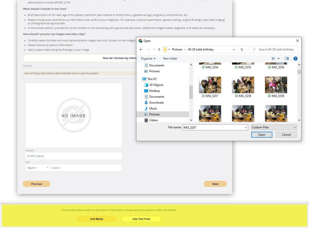 How to Submit a Case05